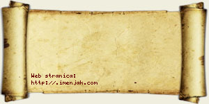 Mia Rakić vizit kartica